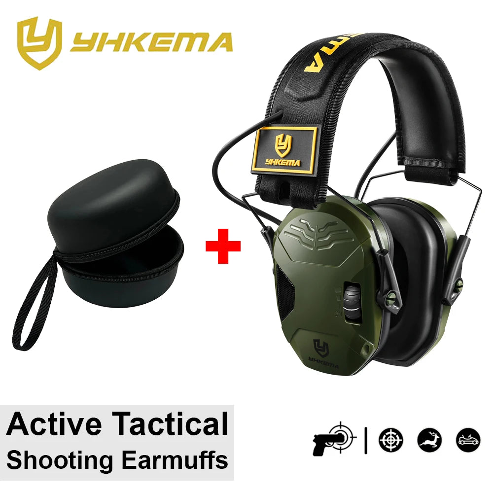 Electronic Ear Defenders 23dB Adjustable Volume Control Muffs